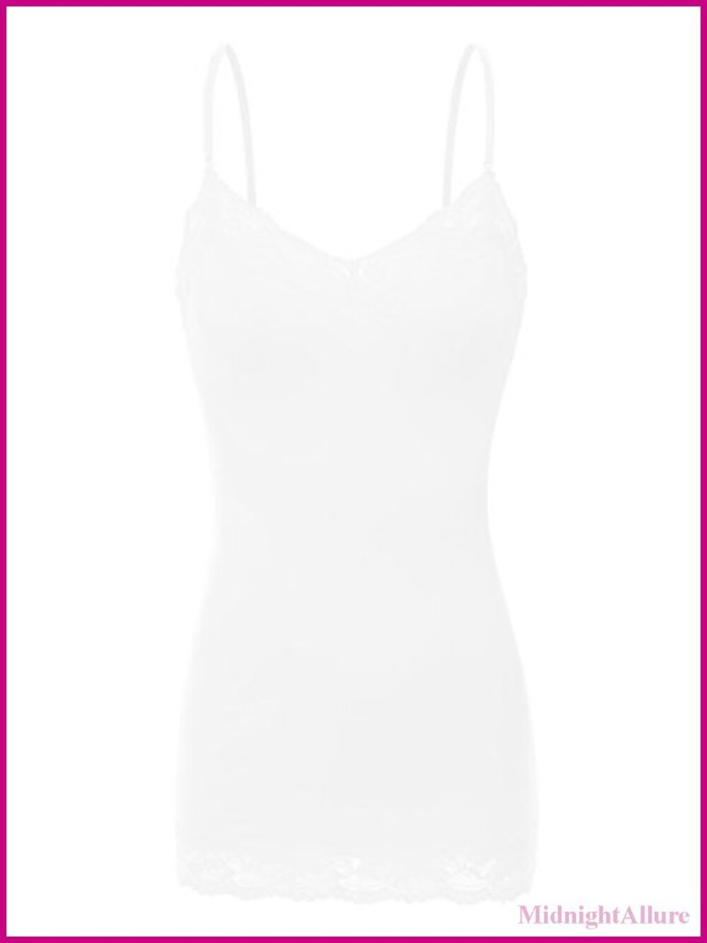 Women's Sleeveless V-Neck Tank Top with Lace
